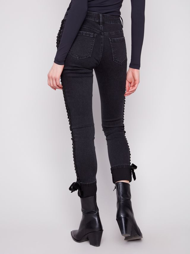 Jeans noir Charlie B - coupe droite