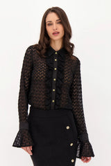 Chemise en dentelle à volants - SPANNER LIMITED