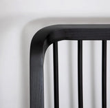 Lit queen en bois Irving - Noir