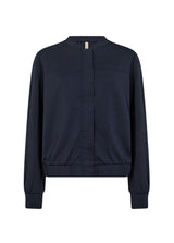 Sweat-shirt à bouton marine Banu - Soya Concept