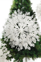 Flocon blanc iridescent 42"