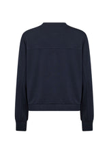 Sweat-shirt à bouton marine Banu - Soya Concept