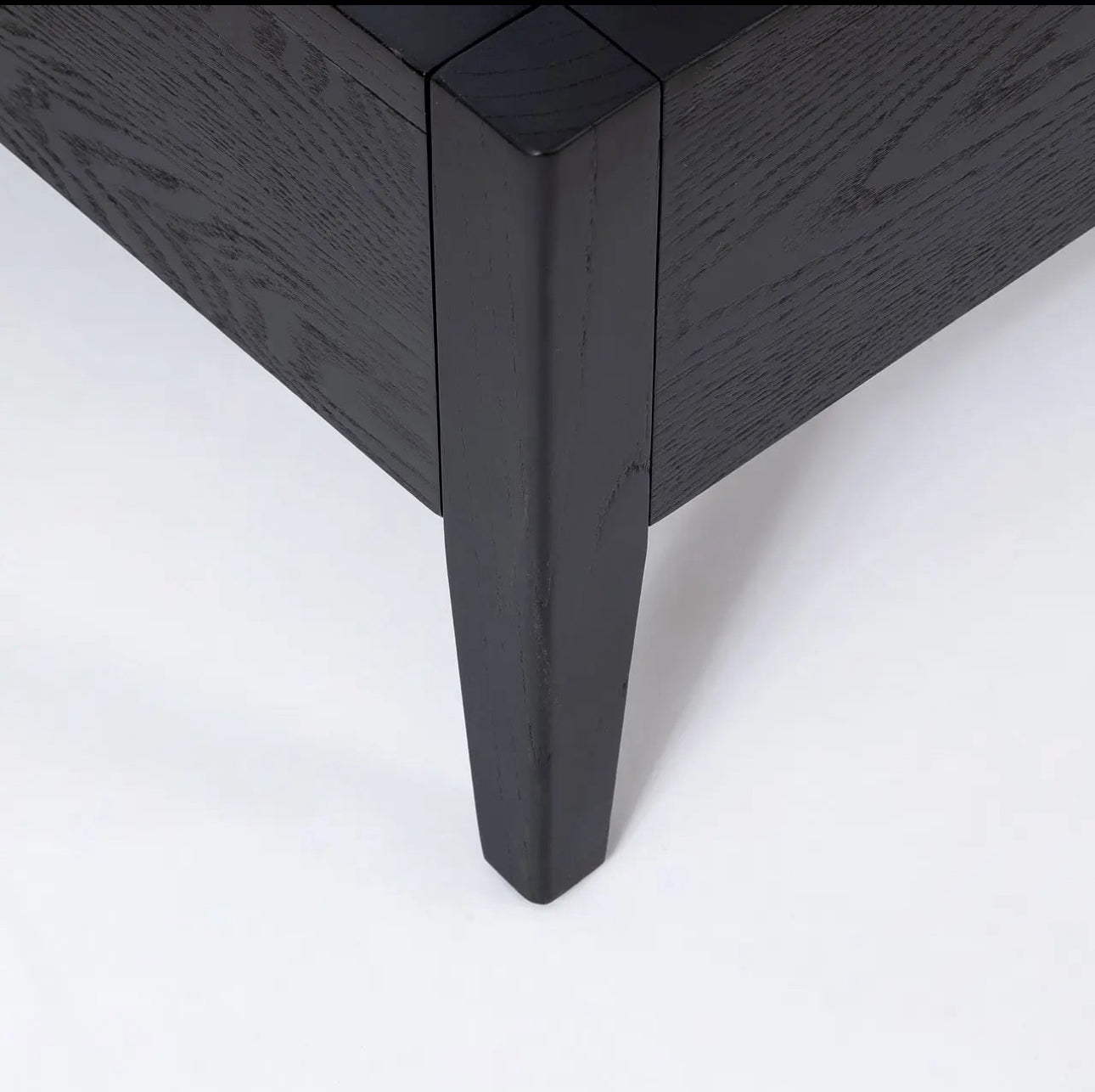 Lit queen en bois Irving - Noir