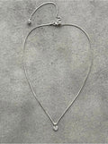 Collier ajustable Passion diamant blanc