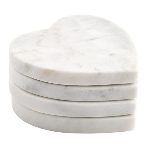 Sous verres en cœur - Santa Barbara