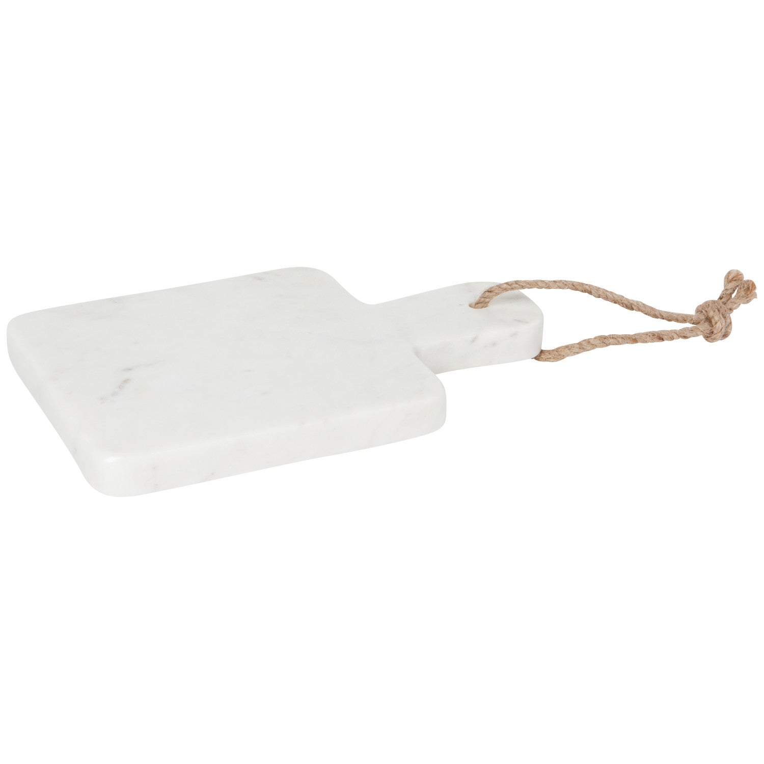 petit plateau de service en marbre blanc