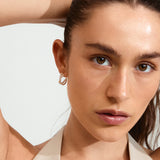 BOUCLES D'OREILLES RECYCLÉES KIRA PLAQUÉES ARGENT