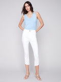 Pantalon court blanc Charlie B