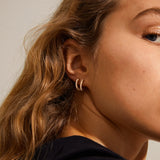 Boucles d'oreilles Ekta or