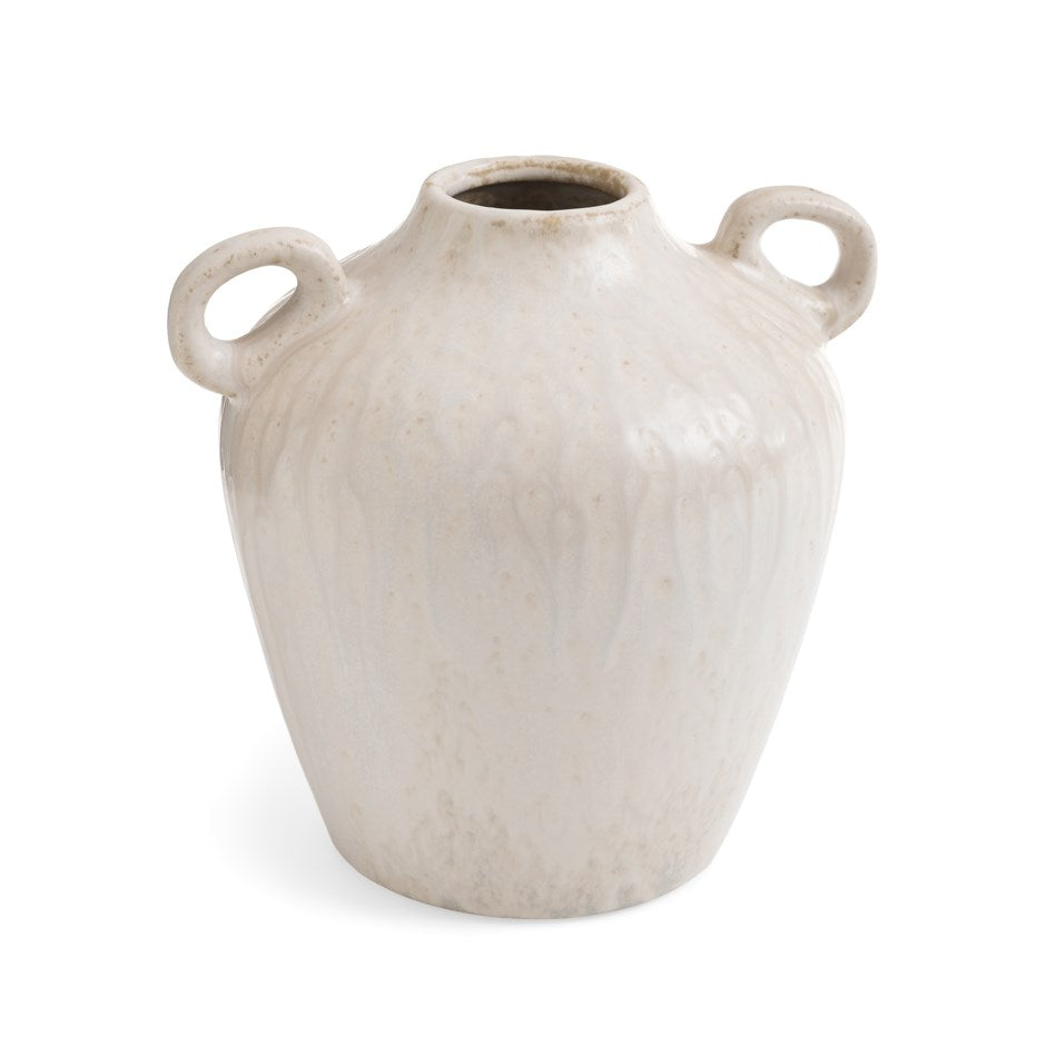 Vase en céramique beige