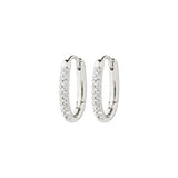 Boucle d’oreille recyclé Amiri plaqué argent