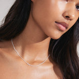 Collier love argent