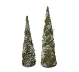 Sapin en cône givré