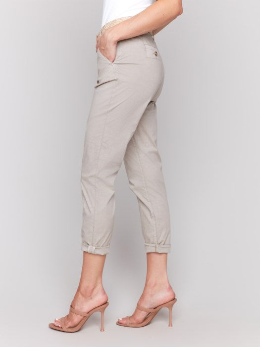 Pantalon slim avec ceinture