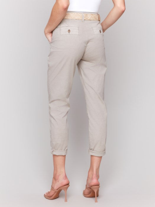 Pantalon slim avec ceinture