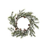 Couronne avec Baies Blanches - 18”