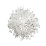 Flocon blanc iridescent 42"