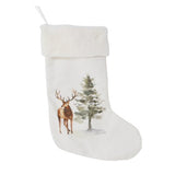 Chaussette de Noël avec motif de cerf