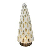Sapin de Noël blanc avec lumières LED