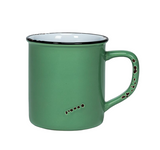 Tasse effet émaillé - Forêt