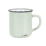 Tasse effet émaillé - Menthe