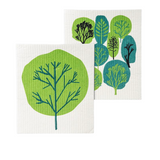 Ensemble de 2 linges suédois –  Arbres