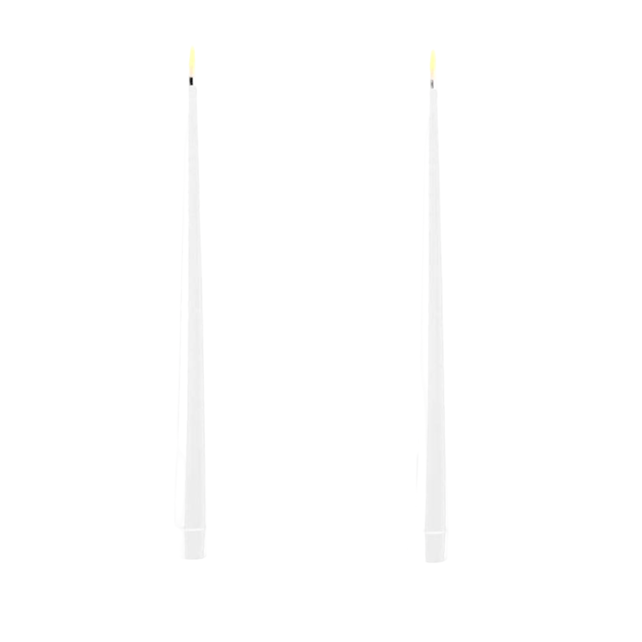 Bougies LED Blanches Effet Brillant