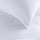 Housse de couette blanche Waffle