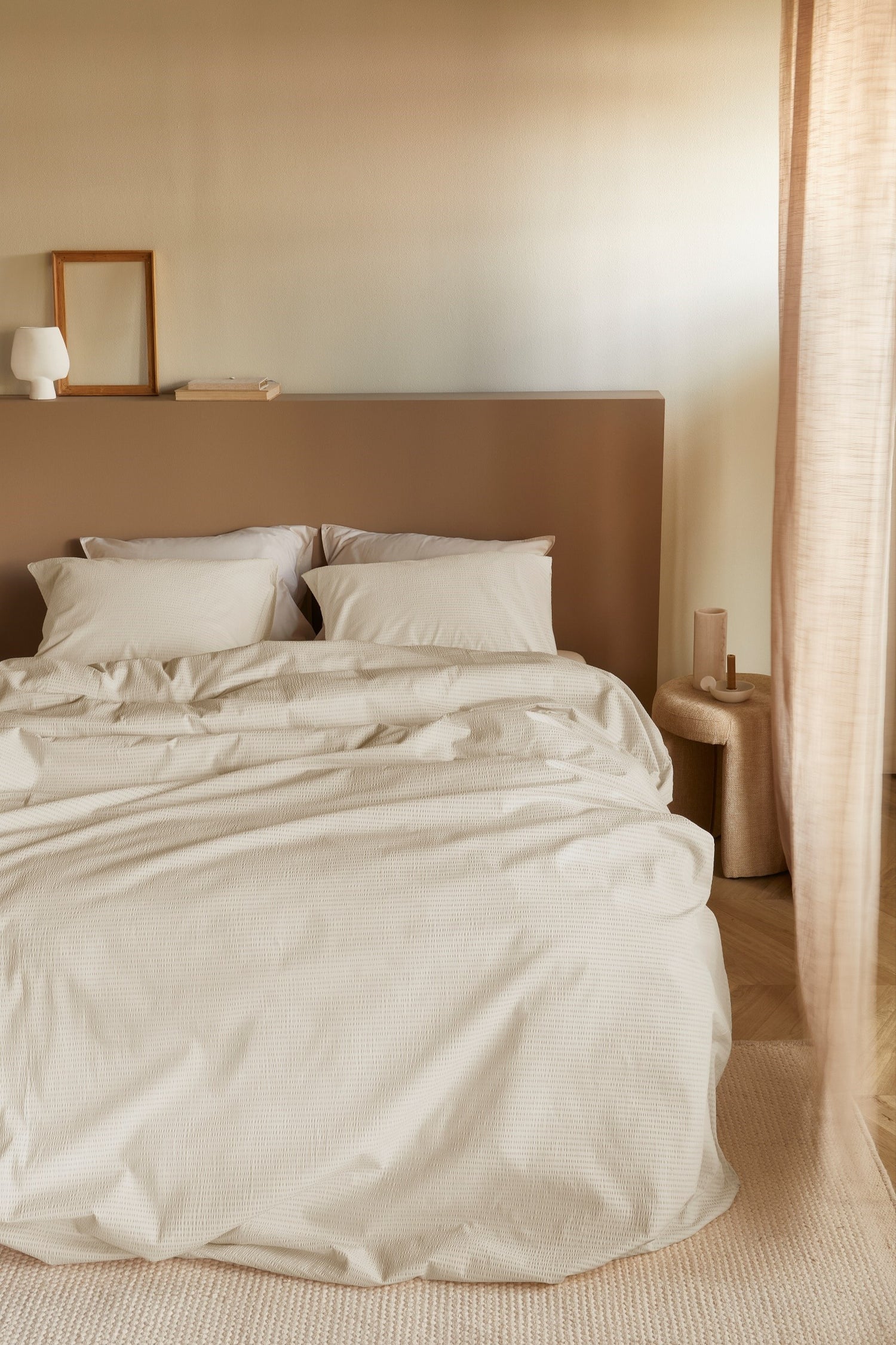 Waffle - Housse de couette sable