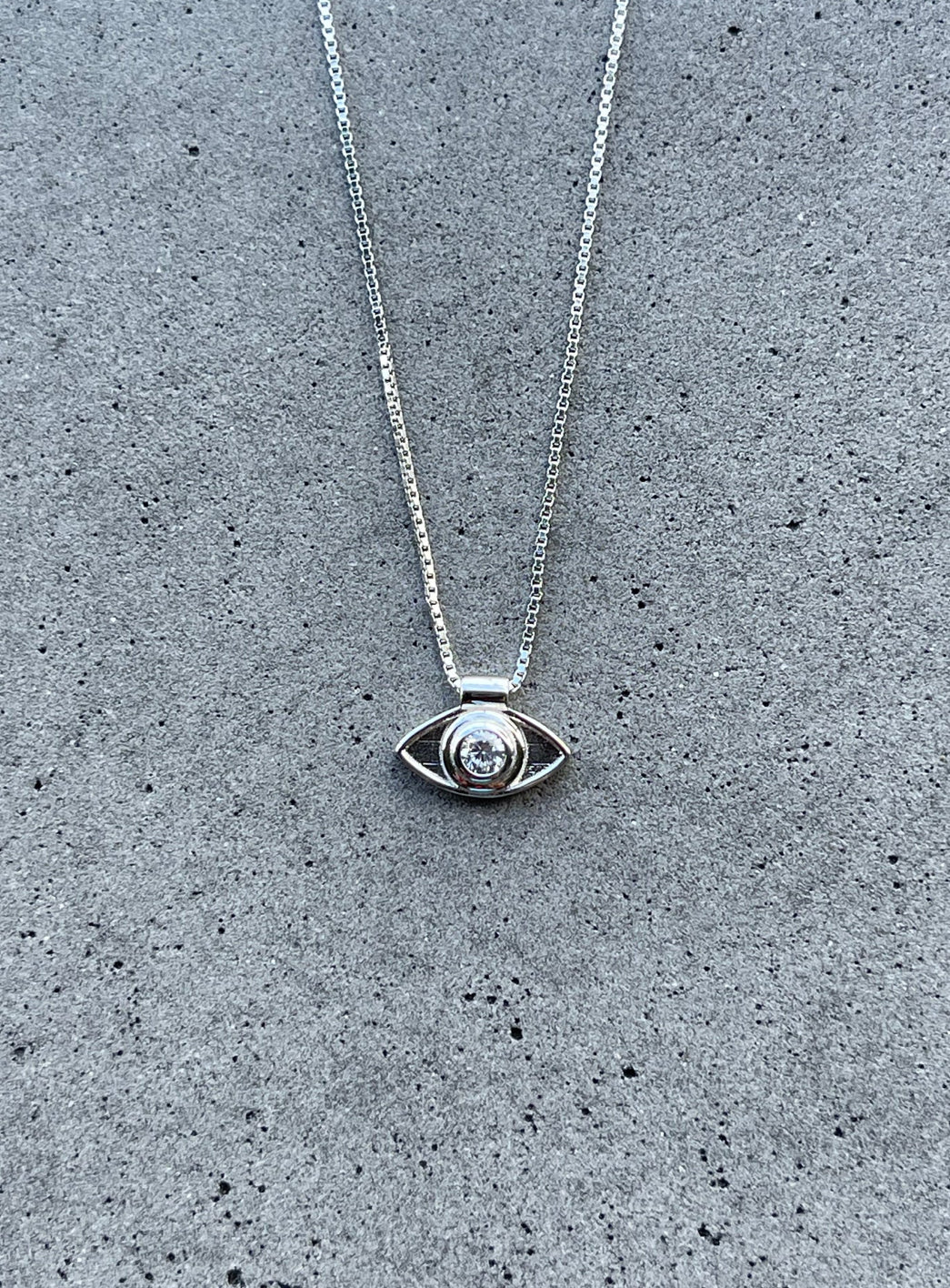 Collier Evil Eye - Argent