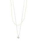 Collier microperles et pendentif en coeur 2 en 1 - Arlet