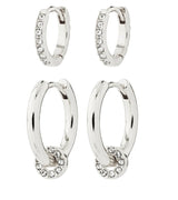 Boucles d'Oreilles recyclées 2 en 1 - SCOTTIE