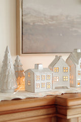 Maison décorative en céramique - Charme nordique (petite)