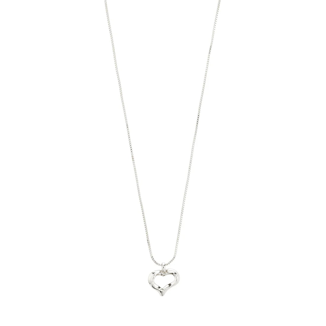 Iris collier pendentif coeur recyclé - Pilgrim