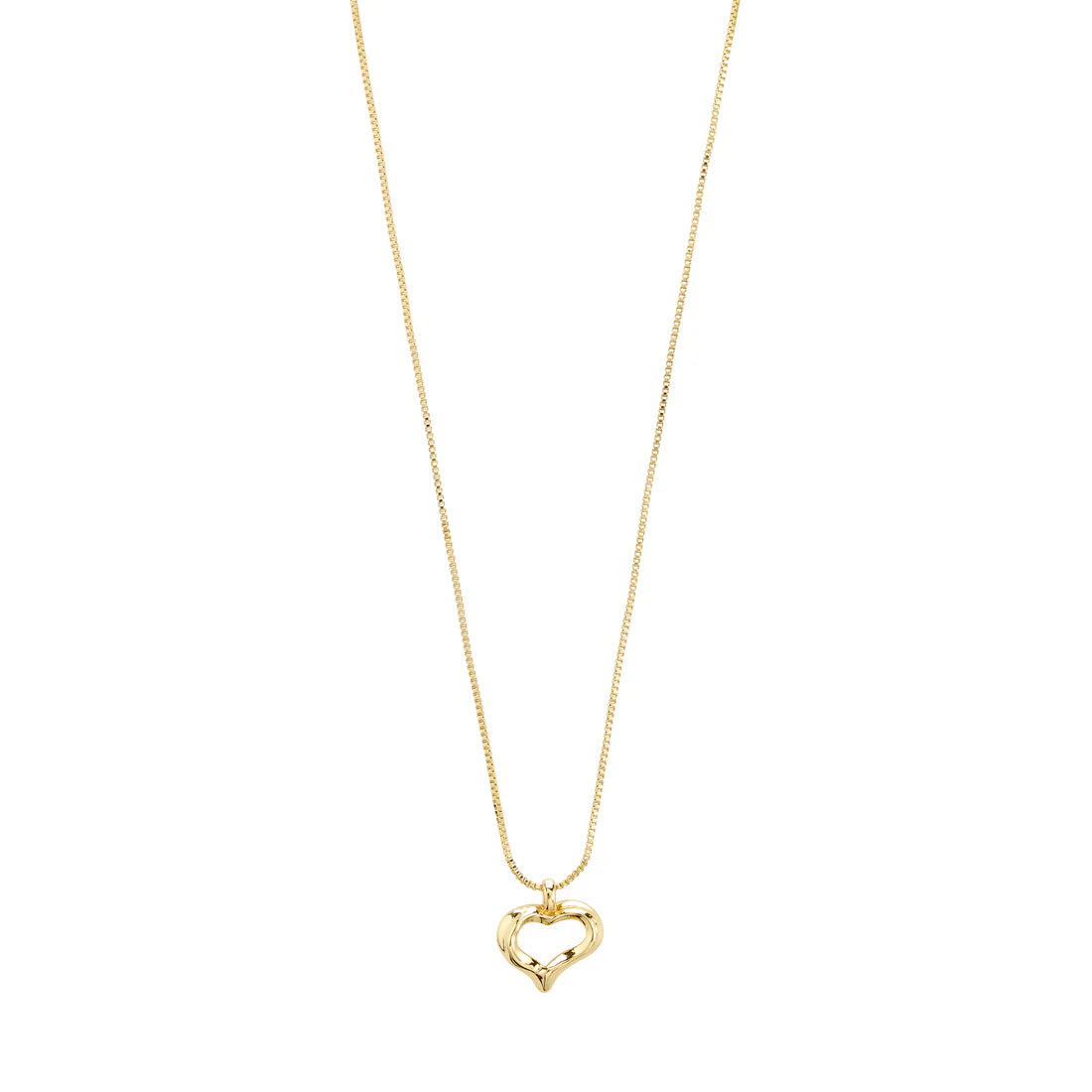 Iris collier pendentif coeur recyclé - Pilgrim