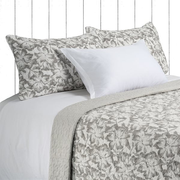 Maison - Courtepointe imprimé de fleurs - Doubles\Queen