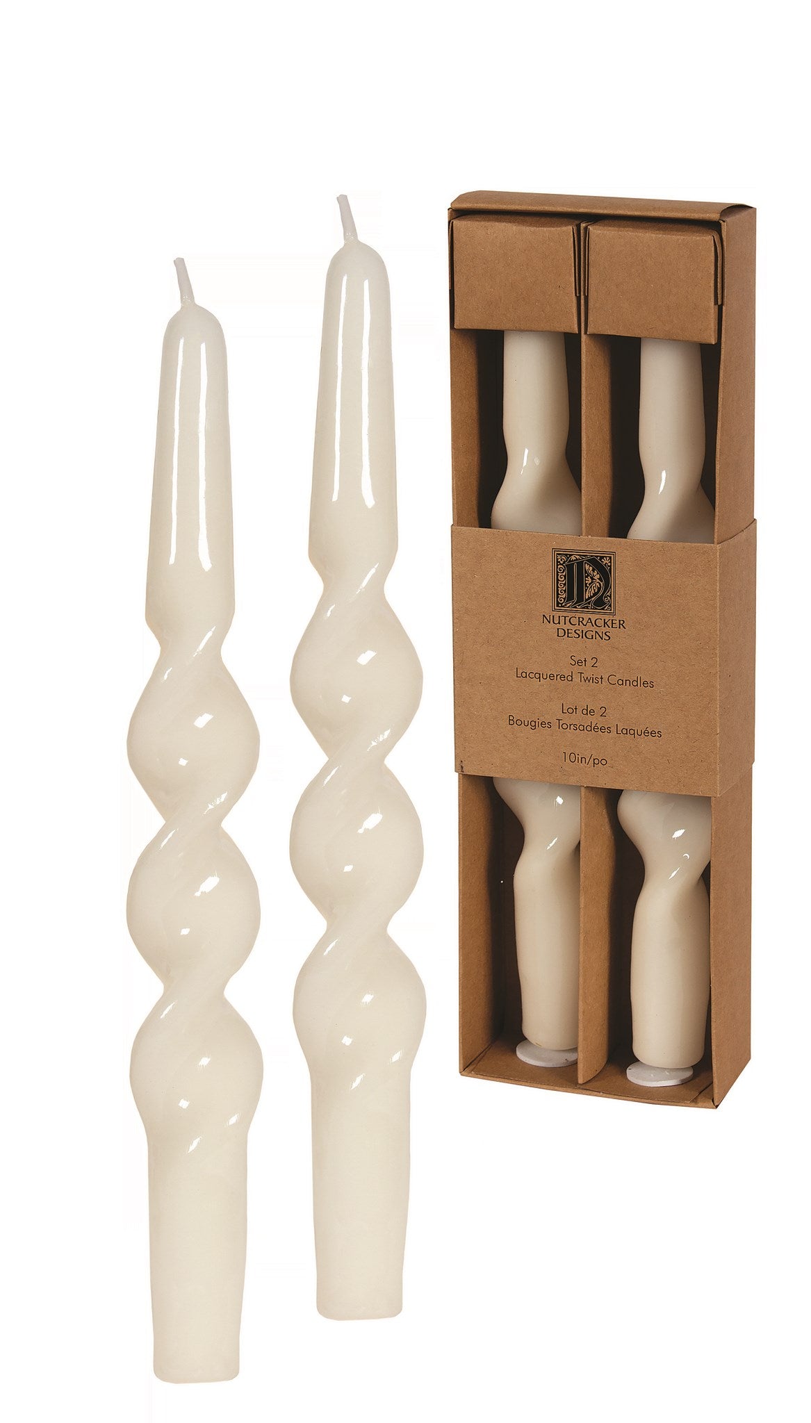 Chandelles Torsadées Ivoires - NutCracker