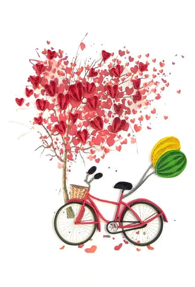 Carte à souhait - Vélo