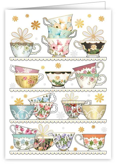 Carte à souhait - Tasse de thé