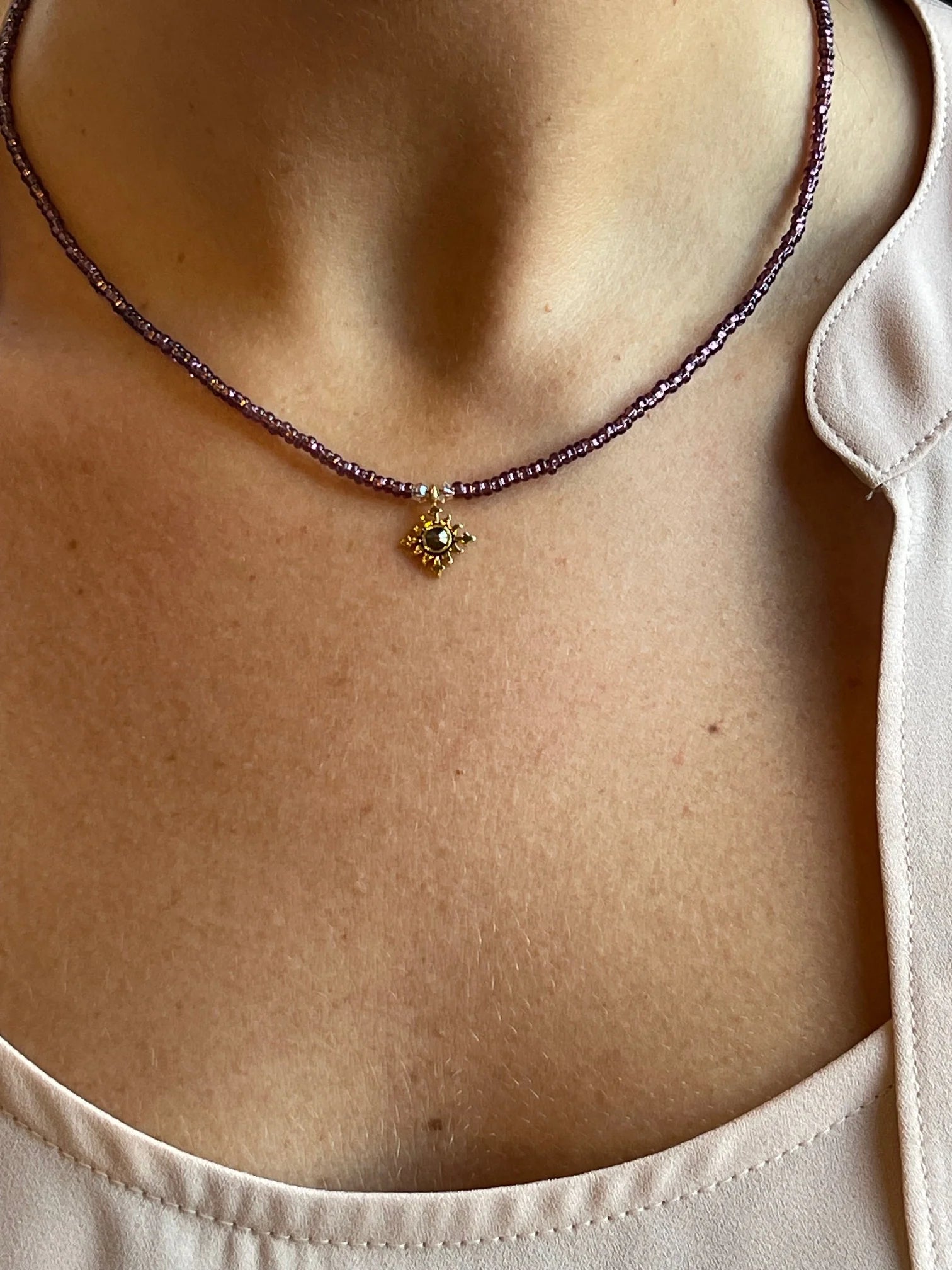 Collier Trendy Star Rosa - Caroline Néron