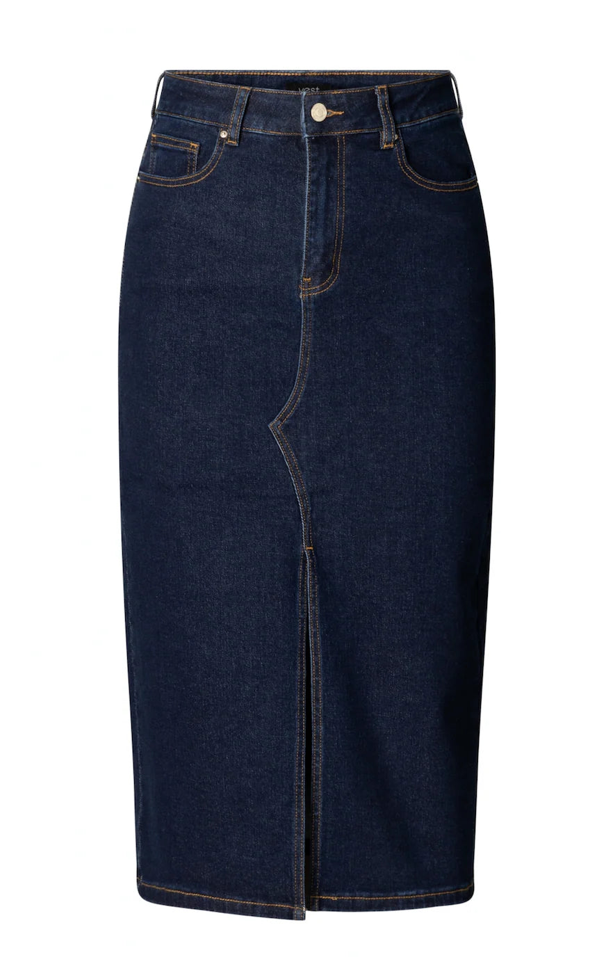 Jupe en jeans Barbara - Yest Dark Blue Denim 5674
