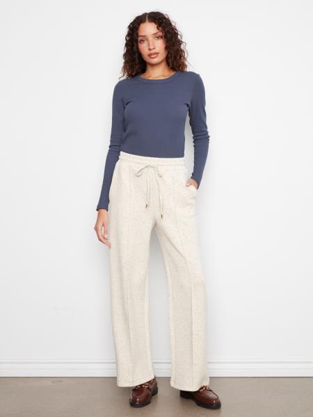 Pantalon couleur biscuit et crème - Charlie B