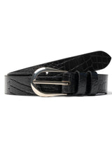 Ceinture Noire en Cuir Véritable - SYLVIE ECO7