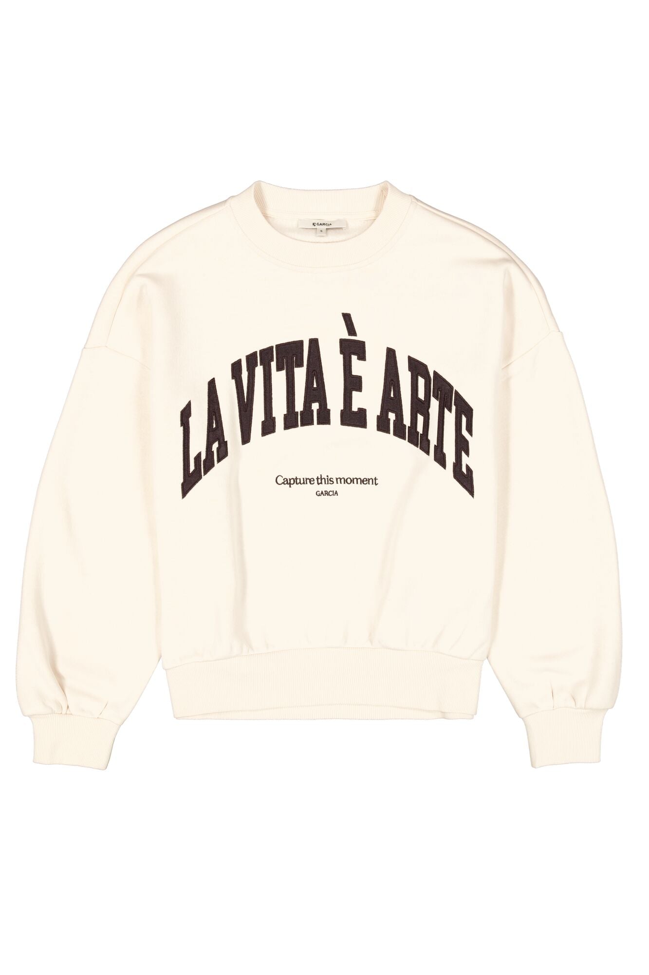 Chandail ouaté La Vie à l'Art crème -  Garcia