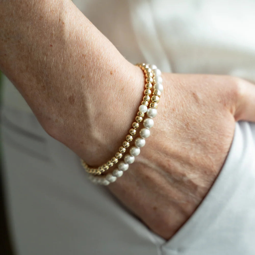 Bracelet Be Minimalist - Or & Perle - Beblue