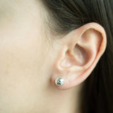 Boucles d'oreilles Boss Argent 6 ou 10 mm - Beblue