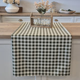 Nappe à carreaux verte et blanche Vichy - Kabane