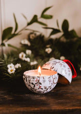 Bougie Fleur d'Hiver - Mimi & August