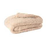 Jeté en fausse fourrure moka Beverly - Brunelli