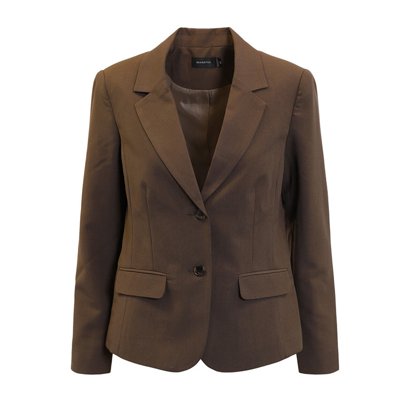 Veston tailleur brun chocolat